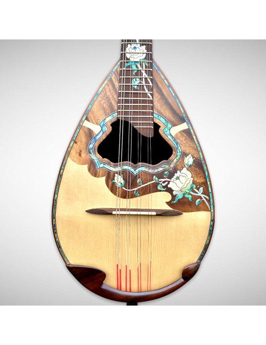 Mandolina napolitana Luthart, diseño cóncavo