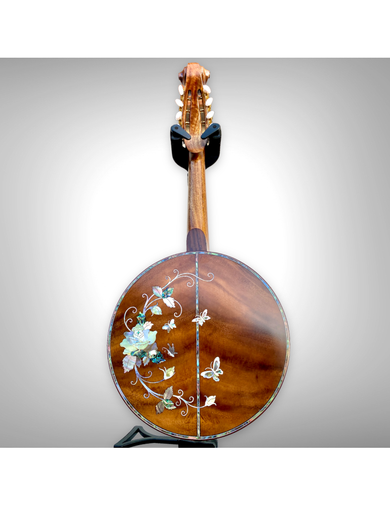 Banjo Luthart de madera pura, modelo BJ081222-2