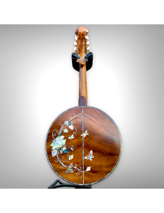 Banjo Luthart de madera pura, modelo BJ081222-2