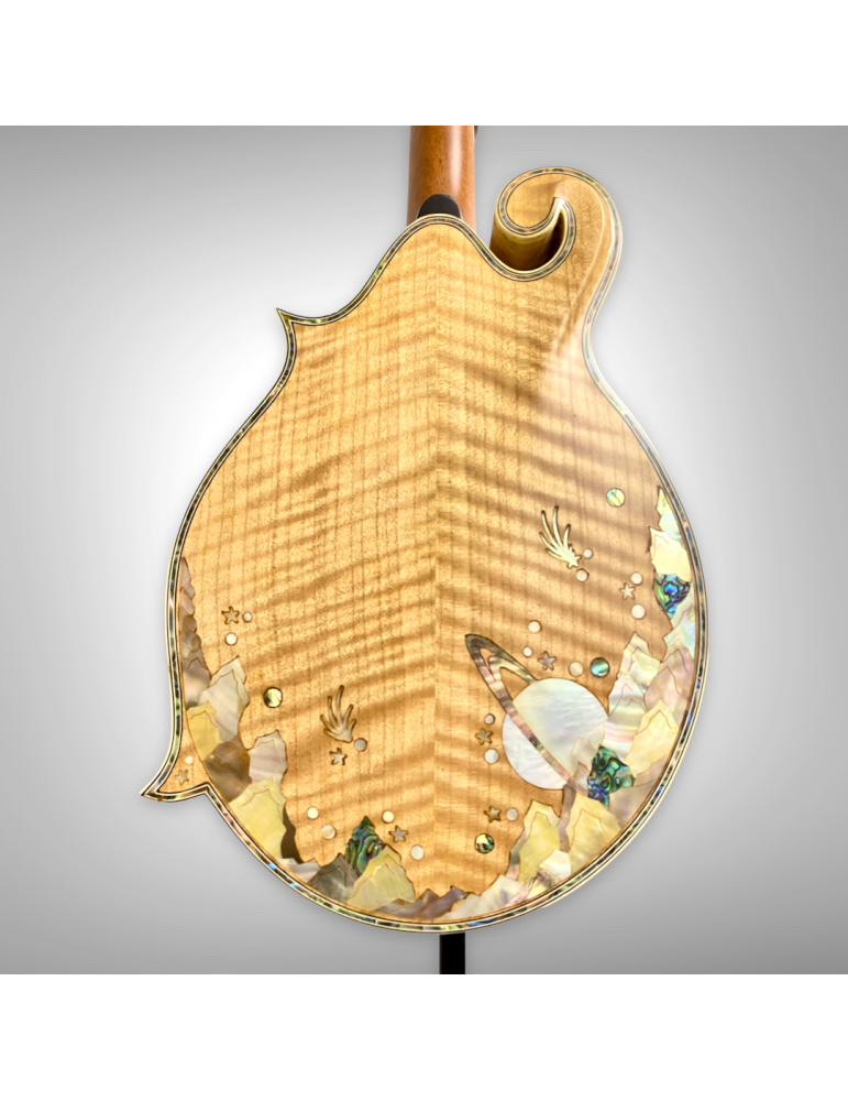 Mandolina F5 Luthart, 8 cuerdas, diseño perla auténtico