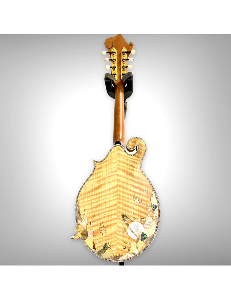 Mandolina F5 Luthart, 8 cuerdas, diseño perla auténtico