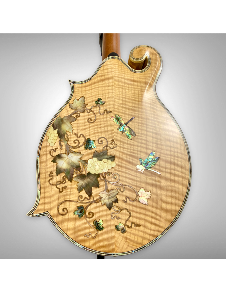 Mandolina F5 8 cuerdas con detalles de perla artesanal