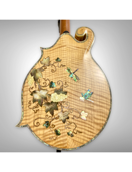 Mandolina F5 8 cuerdas con detalles de perla artesanal
