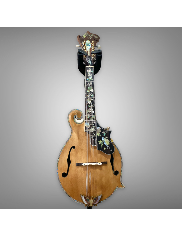Mandolina F5 de Luthart - Diseño en perla de nácar