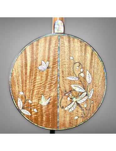 Banjo Luthart 8 cuerdas en madera 2