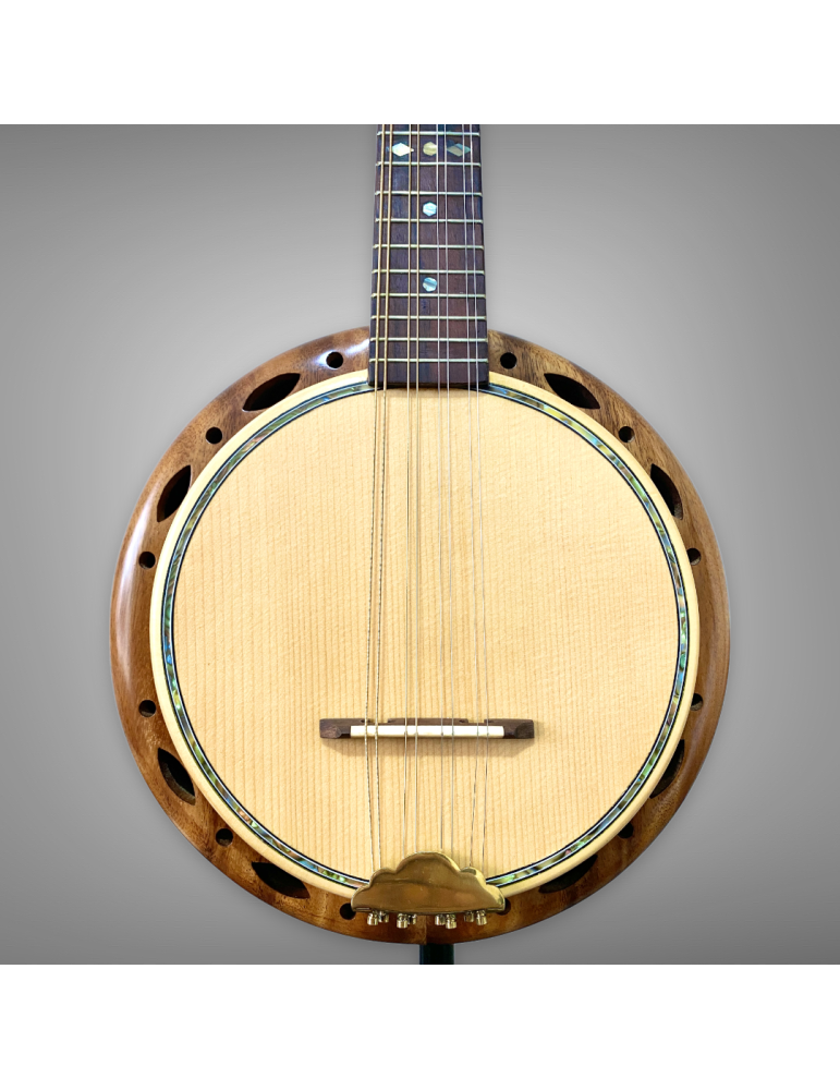 Banjo Luthart 8 cuerdas en madera
