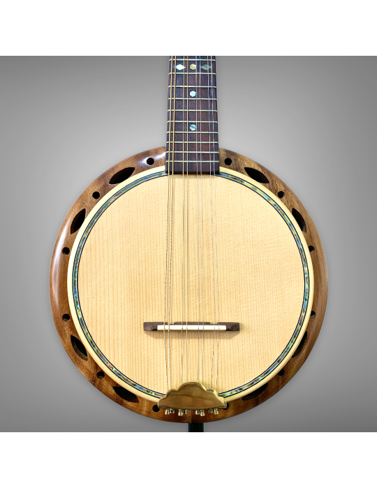 Banjo Luthart 8 cuerdas en madera