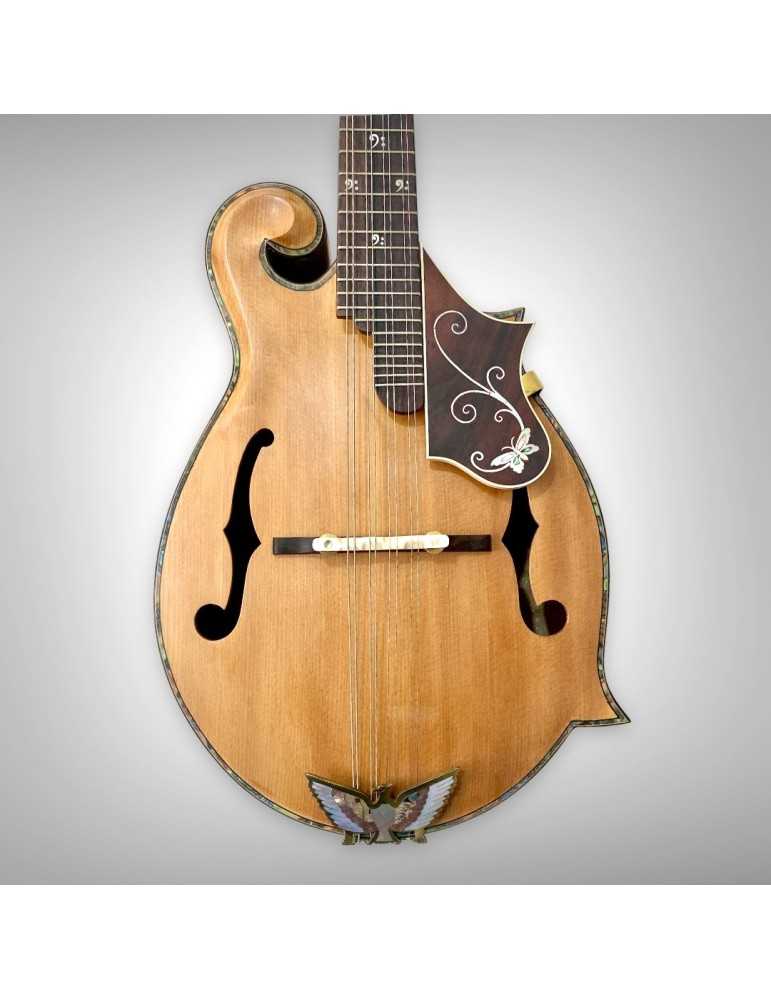 Mandolina F5 Luthart 8 cuerdas, perla de nácar