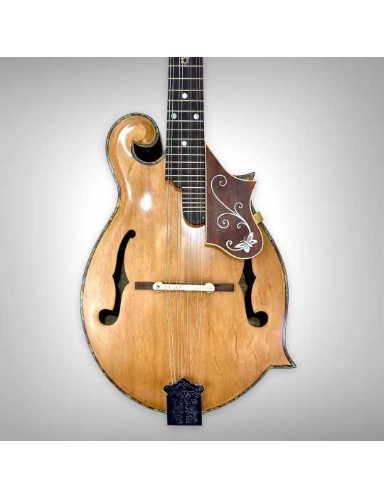 Mandolina Luthart F5, 8 cuerdas, con incrustaciones de nácar