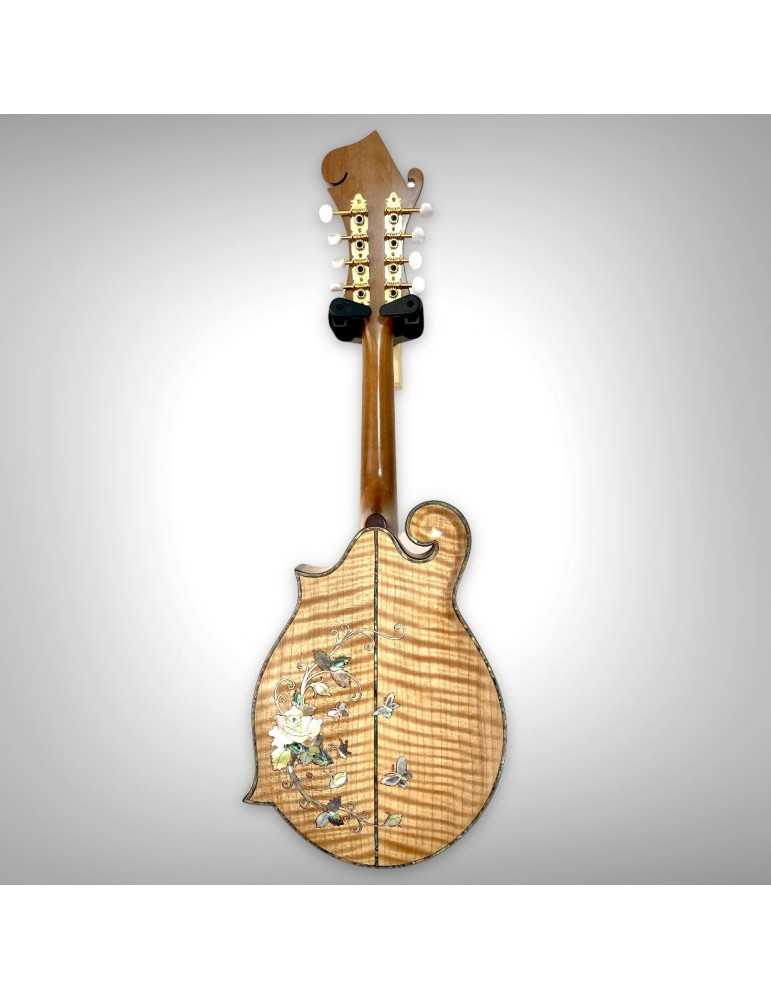 Mandolina Luthart F5, 8 cuerdas, con incrustaciones de nácar