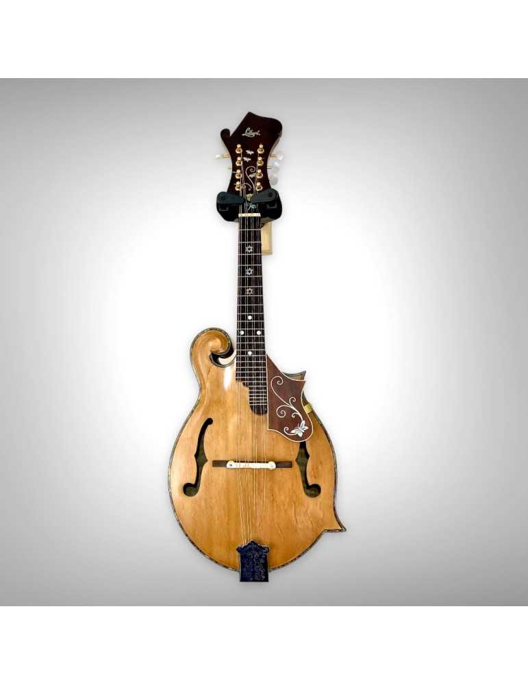 Mandolina Luthart F5, 8 cuerdas, con incrustaciones de nácar
