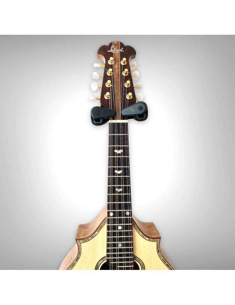 Mandolina Doble Cutaway Luthart con Incrustaciones de Nácar