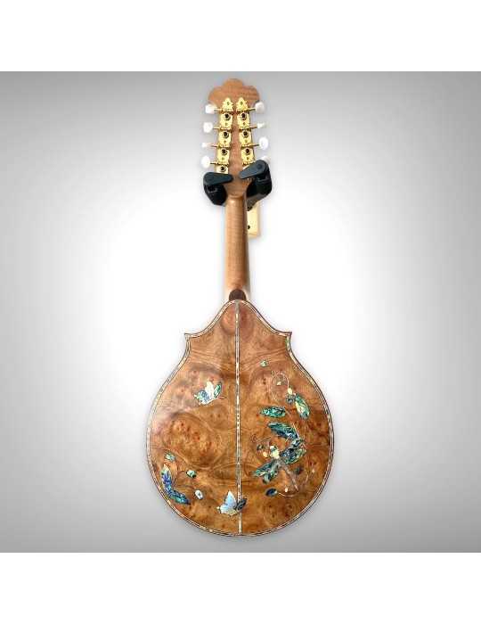 Mandolina Doble Cutaway Luthart con Incrustaciones de Nácar