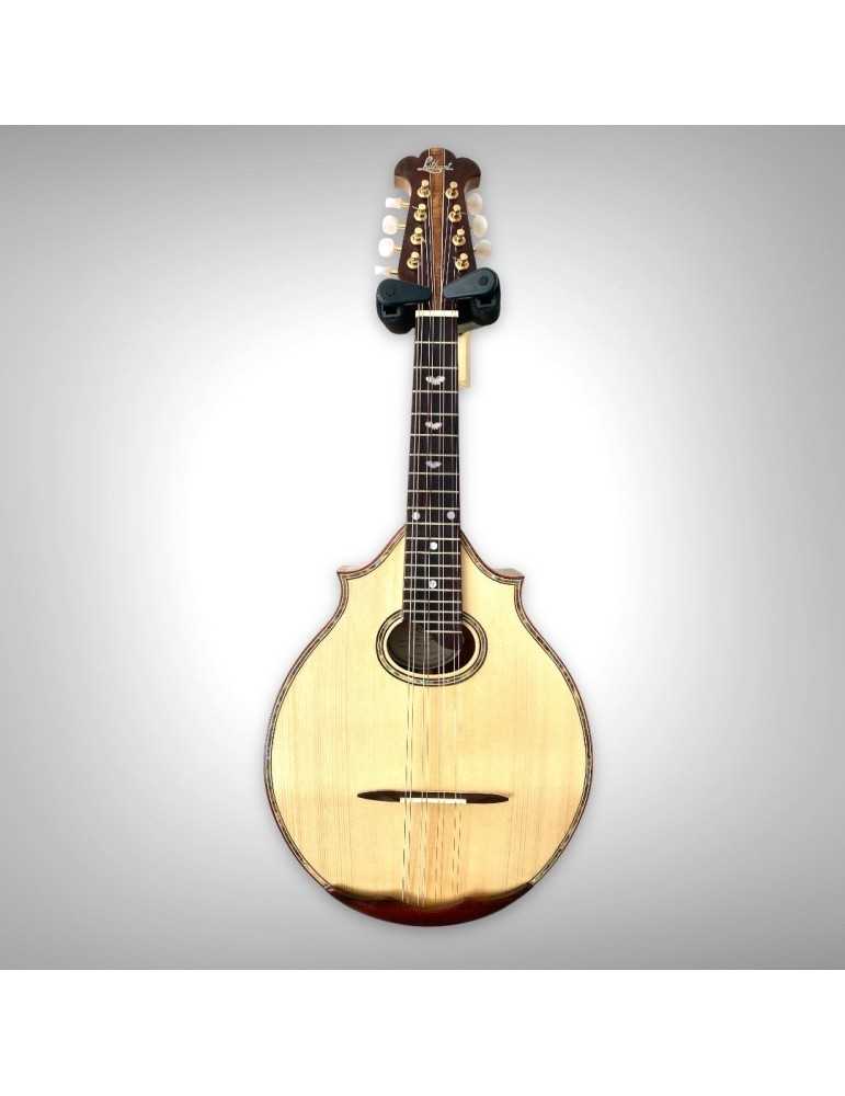 Mandolina Doble Cutaway Luthart con Incrustaciones de Nácar
