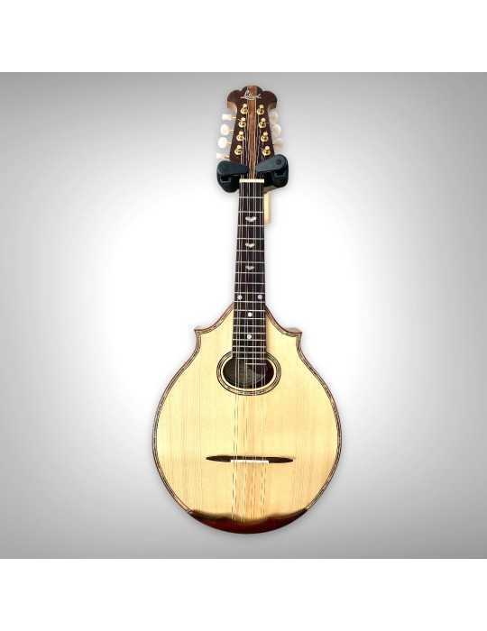 Mandolina Doble Cutaway Luthart con Incrustaciones de Nácar
