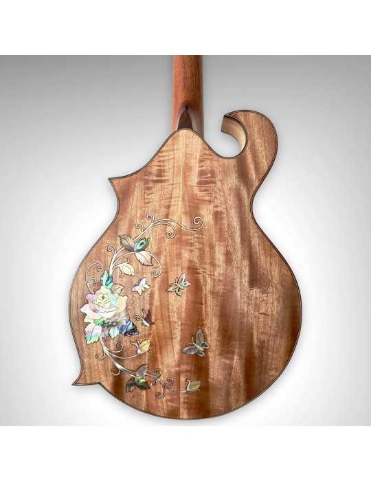 Mandolina F4 Luthart con diseños en perla de nácar