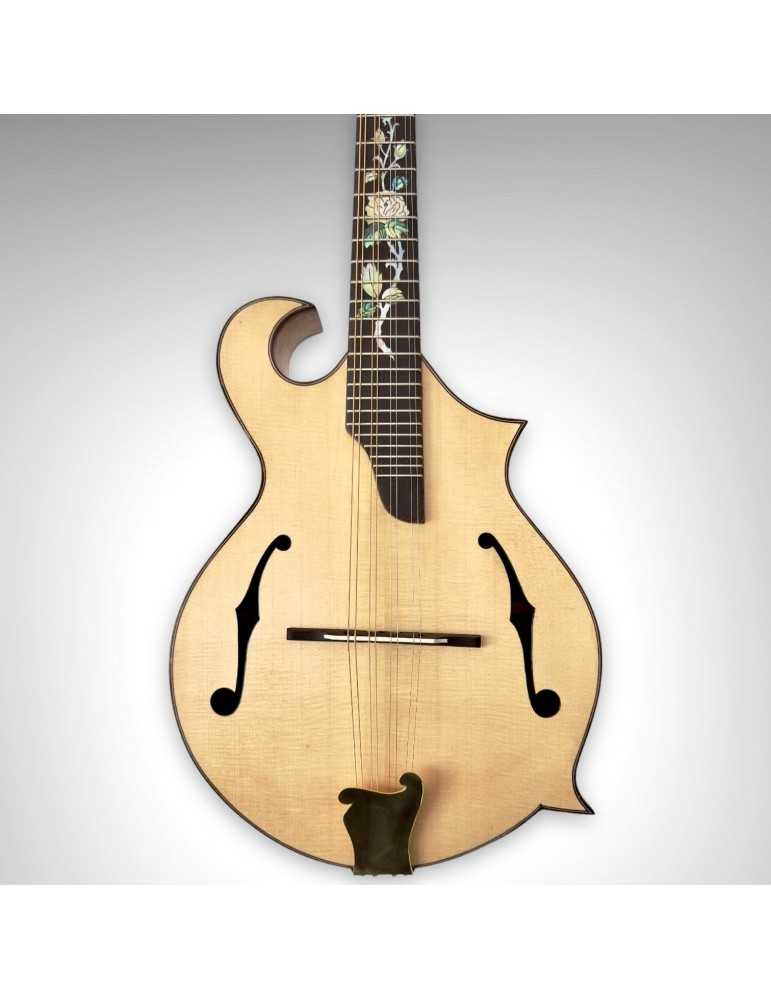 Mandolina F4 Luthart con diseños en perla de nácar
