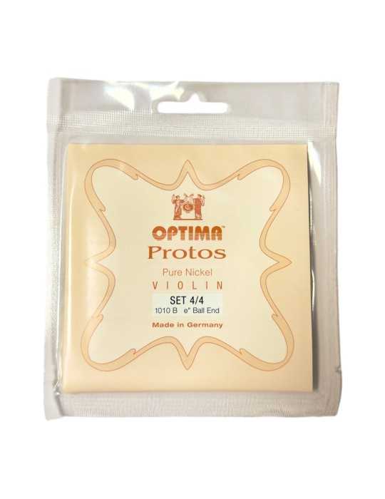 Encordado de Violin 4/4 Optima Protos Níquel
