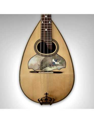 Mandolina Napolitana Luthart con diseño de perla 2