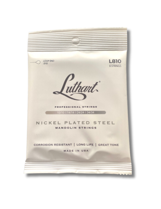 Encordado de Mandolina Luthart® Acero Niquelado 0.10