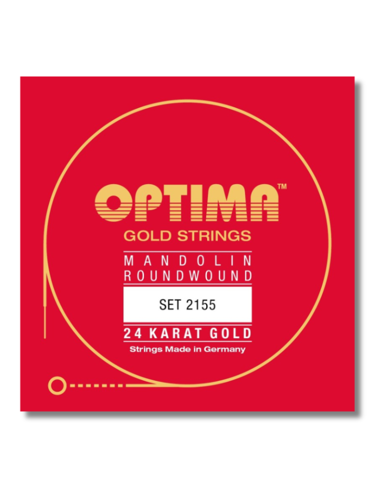 Cuerdas Optima 2155 Oro 24K Mandolina
