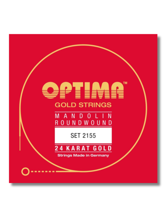 Cuerdas Optima 2155 Oro 24K Mandolina