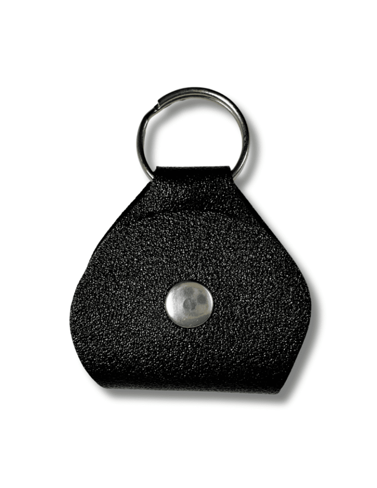 Porta uñeta de eco cuero negro