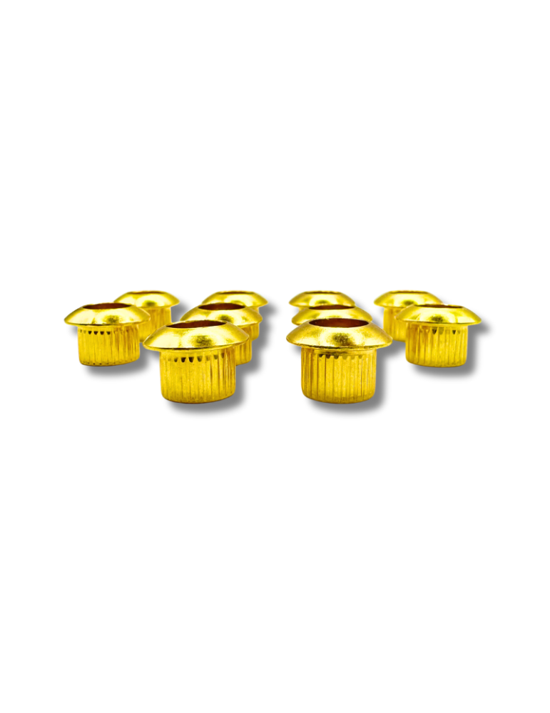 Tapas doradas para clavijeros de instrumentos de cuerda