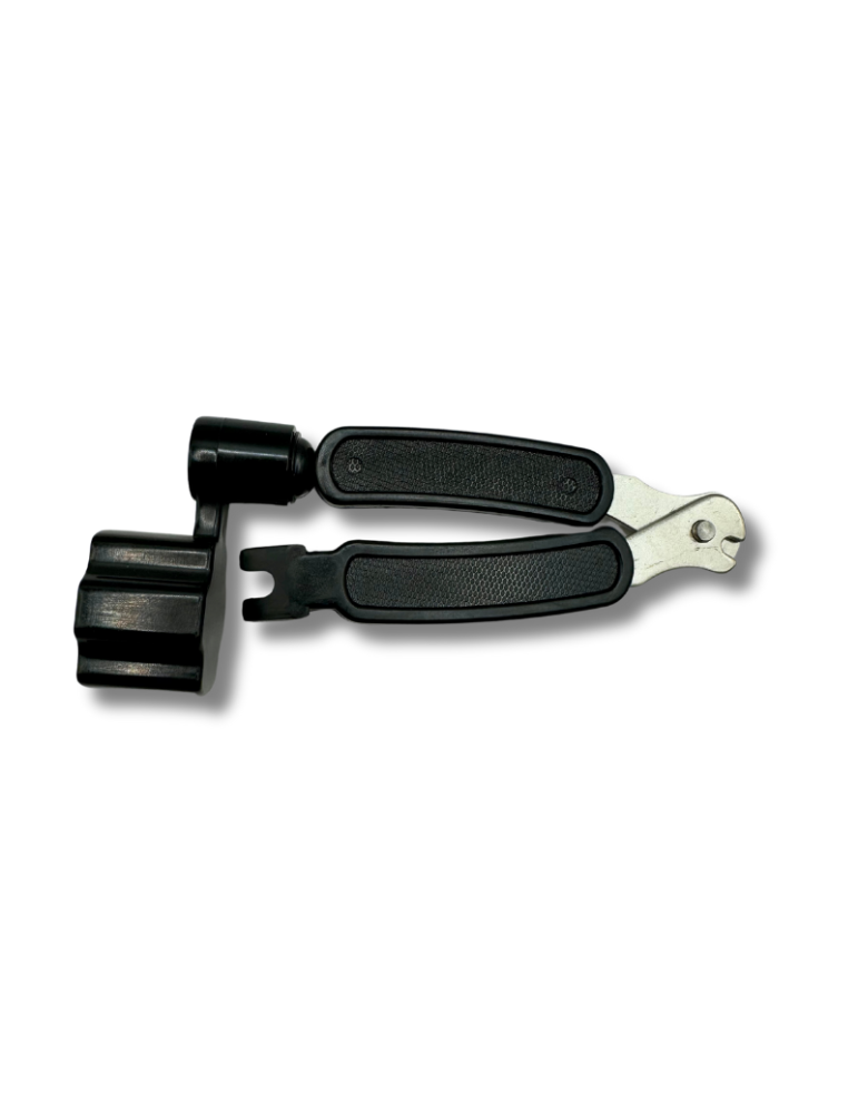 Enrollador y Cortador de Cuerdas para Instrumentos