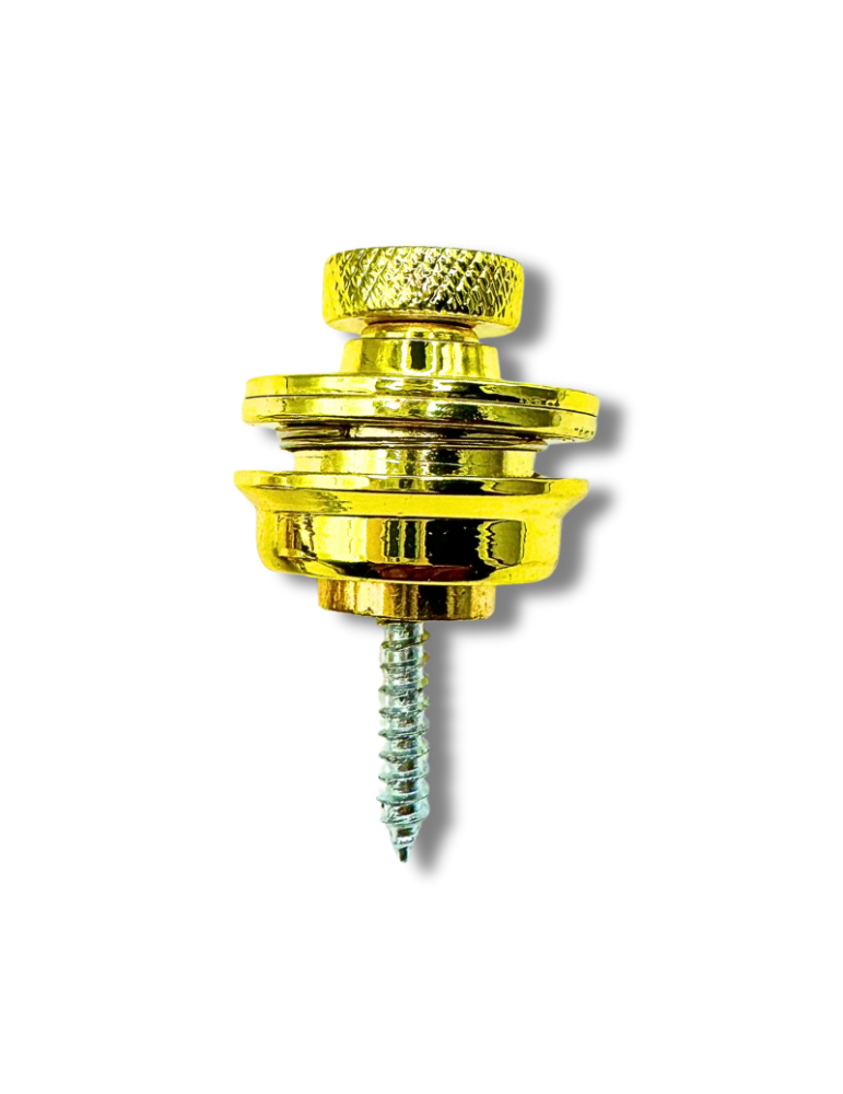 Strap Lock Dorado - Protección para Guitarras