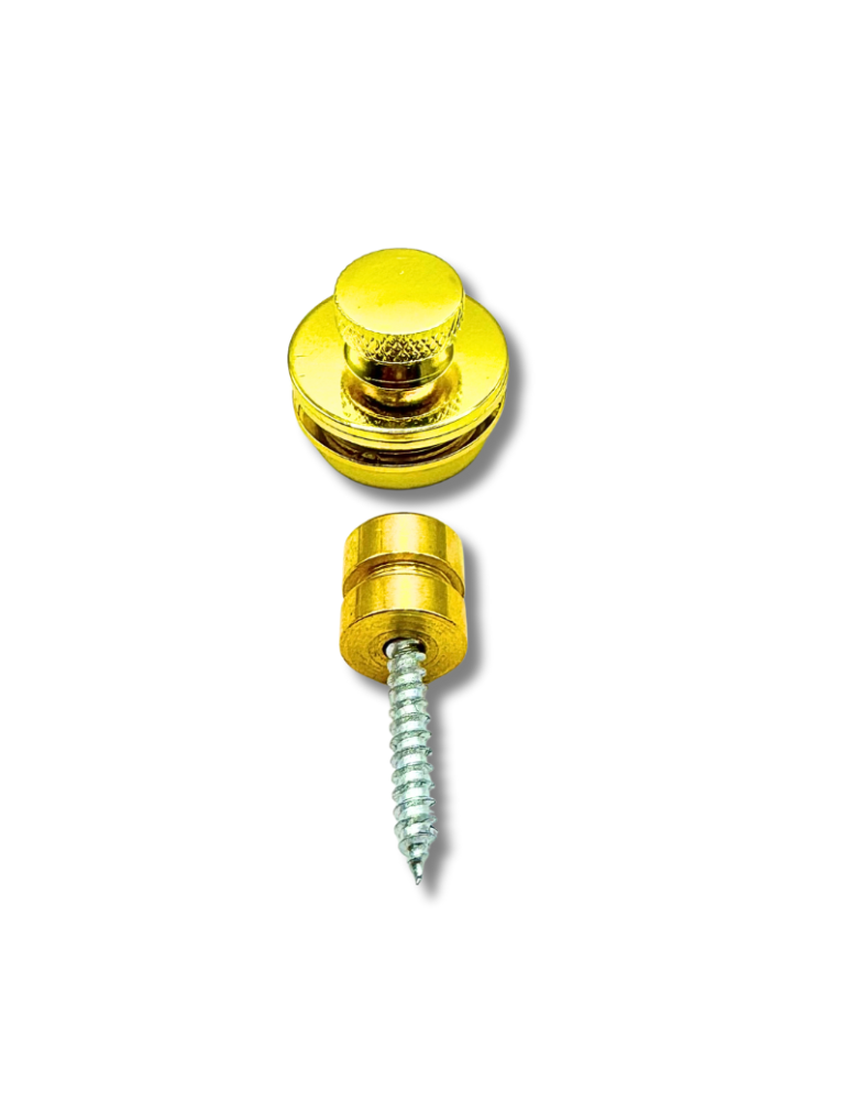 Strap Lock Dorado - Protección para Guitarras