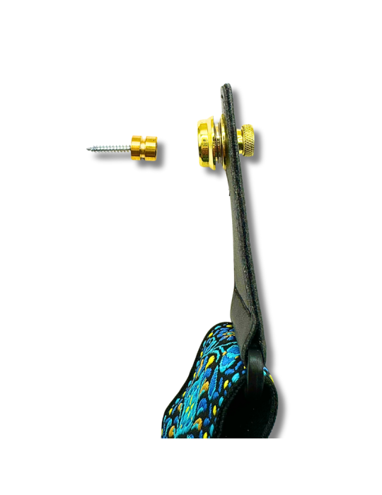Strap Lock Dorado - Protección para Guitarras