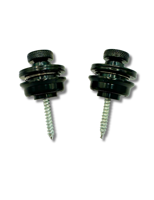 Pack 2 Strap Lock Negro - Seguridad para tu Instrumento