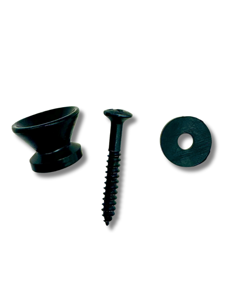 Pin de seguridad Strap Lock negro para instrumentos