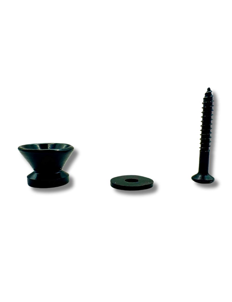 Pin de seguridad Strap Lock negro para instrumentos