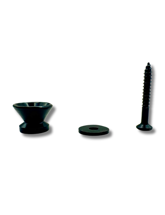 Pin de seguridad Strap Lock negro para instrumentos