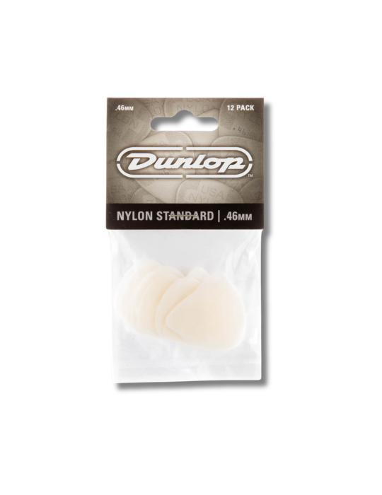 Pack de 12 Uñetas Dunlop Nylon Standard 0.46mm