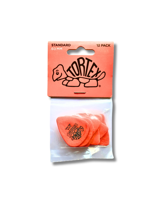 Pack de 12 uñetas Dunlop Tortex 0.60mm