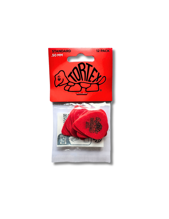 Uñetas Dunlop Tortex 0.50mm - Paquete de 12