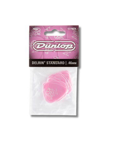 Pack Uñeta Jimdunlop Delrin 0,46  - 12 unidades