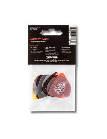 Pack Uñetas Dunlop - Surtido de 12 uñetas populares 2