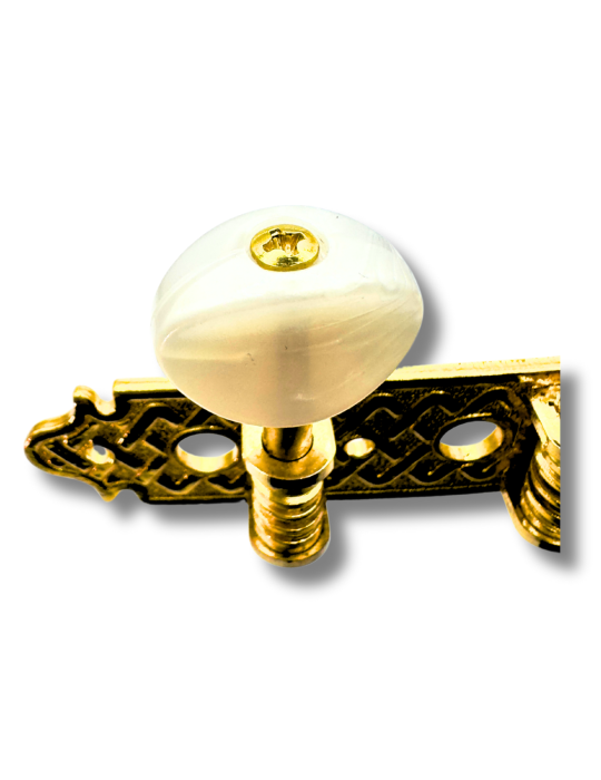 Tornillo dorado para clavija Luthart - 1 unidad