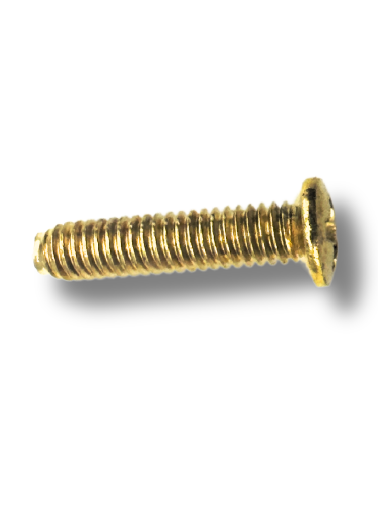 Tornillo dorado para clavija Luthart - 1 unidad