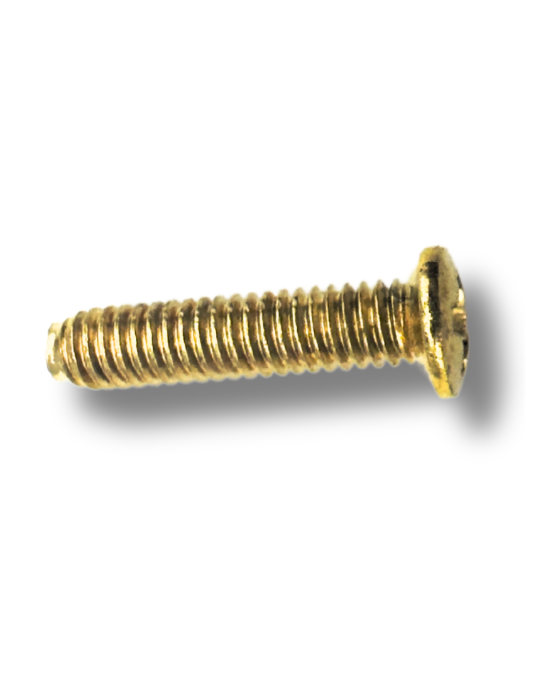 Tornillo dorado para clavija Luthart - 1 unidad