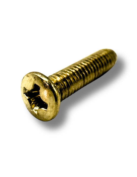 Tornillo dorado para clavija Luthart - 1 unidad