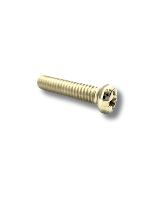 Tornillo plateado para clavija Luthart - 1 unidad
