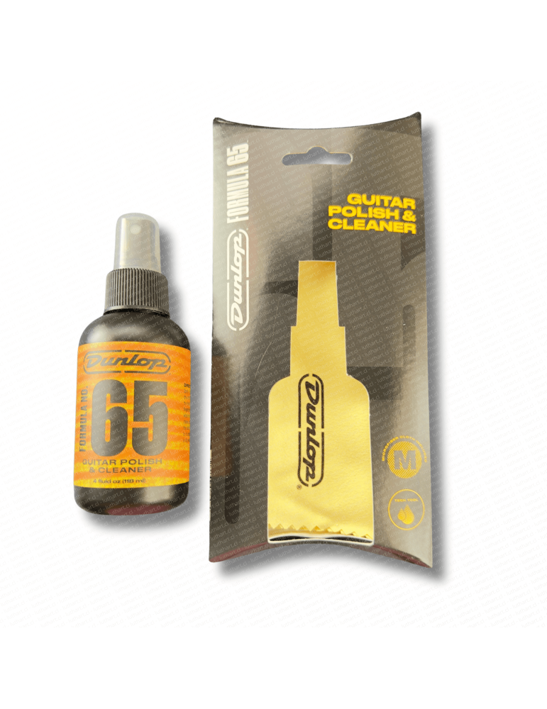 Pack Limpiador + Paño Dunlop N°65 - (118ml, 4oz)