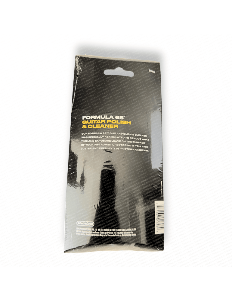 Pack Limpiador + Paño Dunlop N°65 - (118ml, 4oz)
