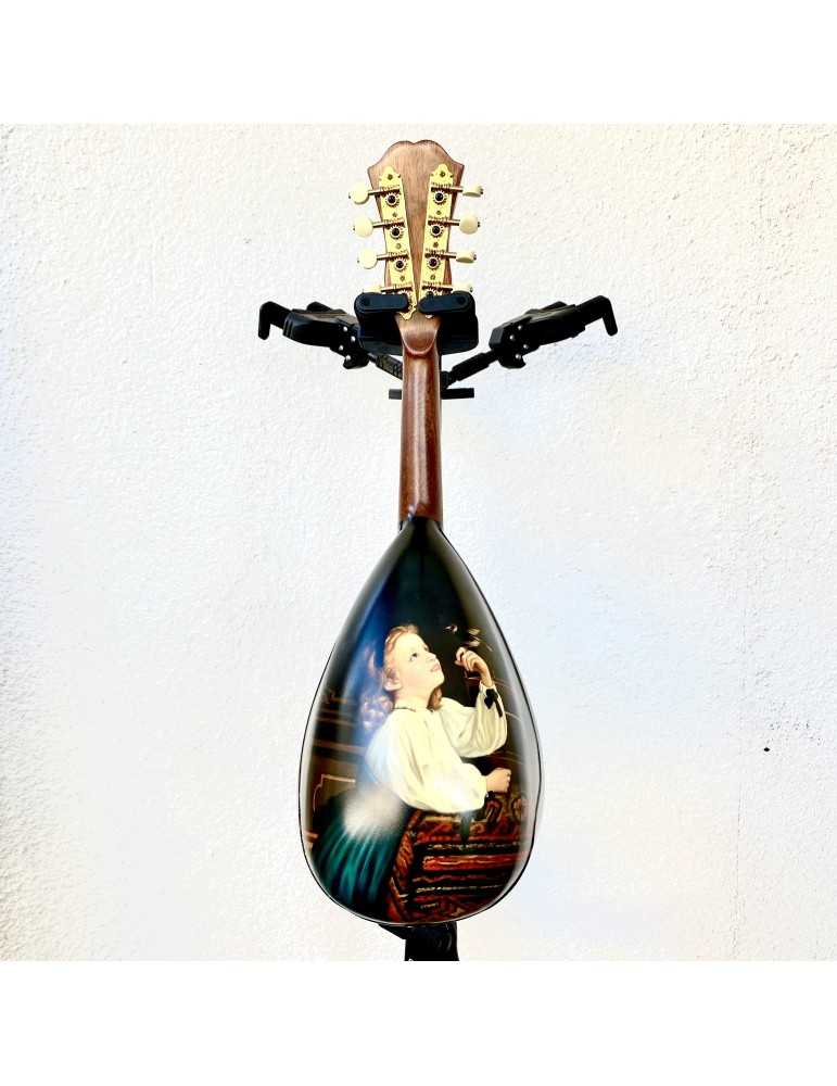 Mandolina Italiana Pintada al Oleo Exclusiva