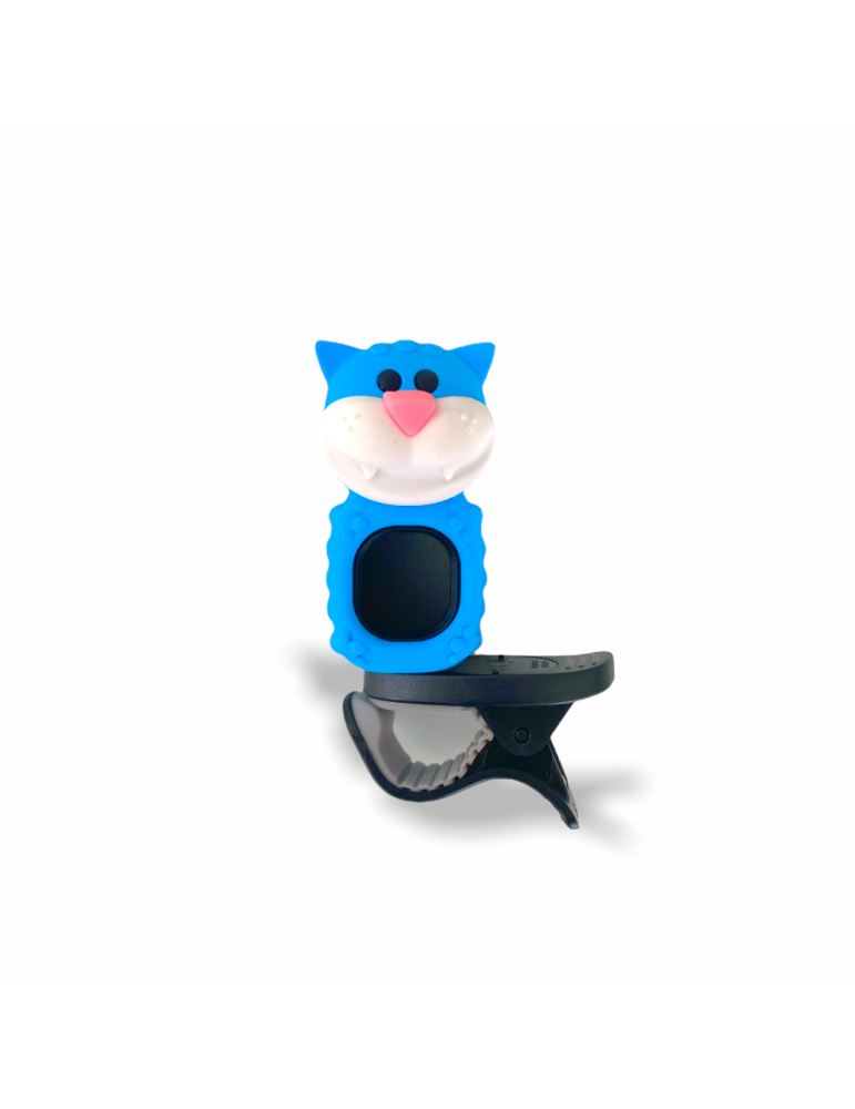 Afinador cromático azul para instrumentos - No ruido